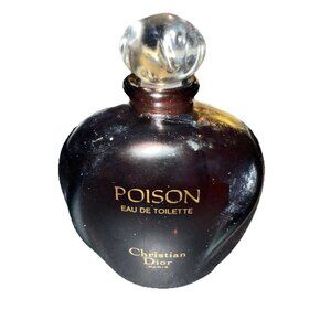 POISON Christian Dior Vintage 3.4 oz 100ml Cologne Splash EMPTY BOTTLE